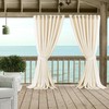 Elrene Home Fashions Carmen Extra Wide Indoor/Outdoor Sheer Grommet Window