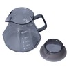 Tomotato Glass Coffee Pot, 400 ml/600 ml, Heat-Resistant Coffee Server,