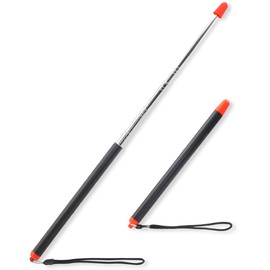 Pointer Stick, Retractable Pointer, Stylus Teacher Classroom Pointer, Retractable Teacher Pointer Retractable Pointer Children's Hand Pointer (1 Piece Orange and Black, Retractable 47 in)