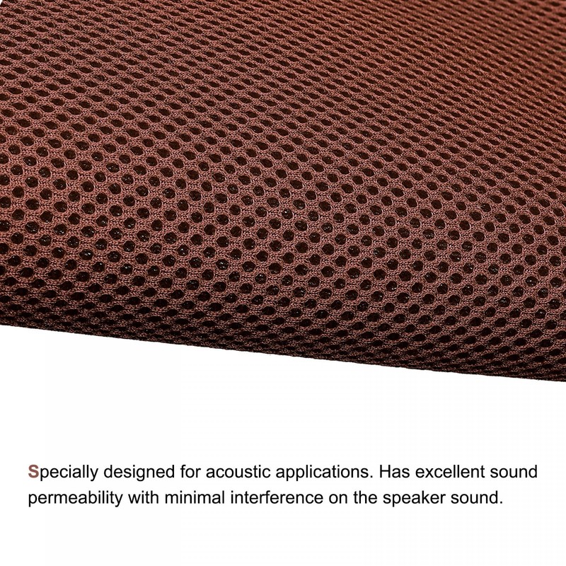 sourcing map Speaker Grill Cloth 20 x 55 Inch Stereo