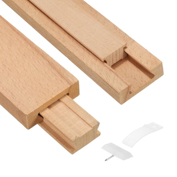 uxcell Wooden Drawer Slides, 11-7/8" (30 CM) Classic Wood Center