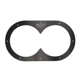 Aluminum Exhaust bezels Black Chrome Side Exit (Nut Black Color)