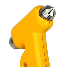 pa-man BAL637 Break Hammer for Emergency Escape JIS Standard Yellow Rescue Hammer