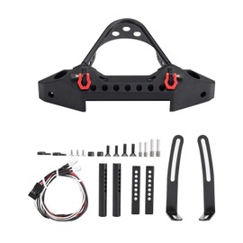1/10 Rc Crawler£¬ Rc Rock Crawler Body Bumper Cars Trx4 Defender Accessories Trx4 Bumper£¬ Trx4 Upgrades for Bumpers RC Cars(black)