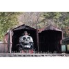 Photo : The narrow-gauge steam locomotives of the Tweetsie Railroad,