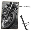 Outanaya Motorcycle Kickstand Adjustable Foot Side Support Stand for Electric