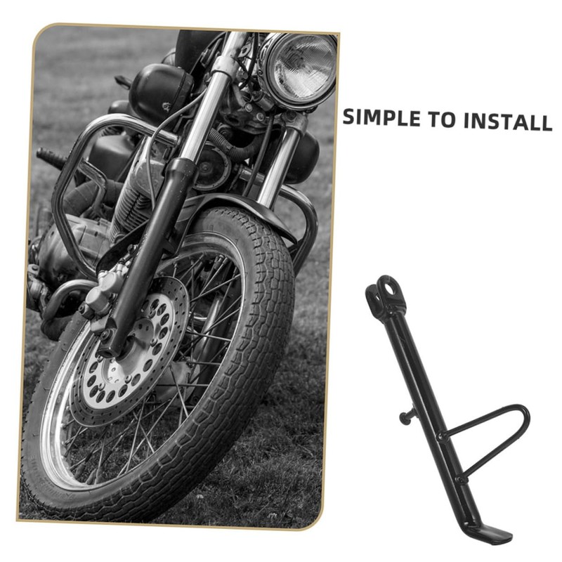 Outanaya Motorcycle Kickstand Adjustable Foot Side Support Stand for Electric