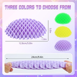 Fidget Worm Toy for Adults, 3pcs Popping Worm Stretchy Toys, Stress Relief Fidget Toys, Resistance Fidget Toy, Sensory Stress Relief Toy (3pc)