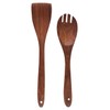 LISTANT Wooden Spatula Spoons Set for Cooking & Serving |