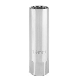 Spark Plug Socket, 14mm Magnetic Thin Wall Spark Plug Socket Removal Key Disassembly for C-itroen P-Peugeot T-oyota