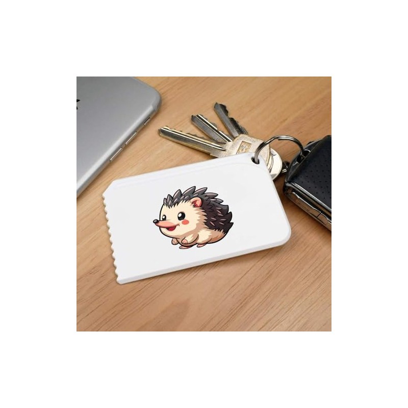 Azeeda 'Cartoon Hedgehog' Plastic Ice Scraper (IC00036917)