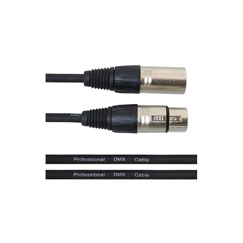 keepdrum DMX Cable 3-Pin XLR Control Cable 100 Ohm 10