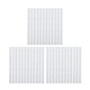 X AUTOHAUX 36pcs White Bicycle Reflectors Durable ABS Material Improves