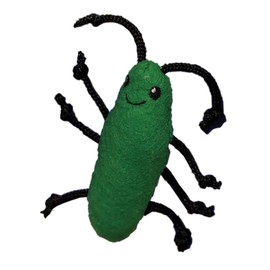 PetSport Catnip Cricket Crinkle Cat Toy, 3.5 Inch, Assorted Colors