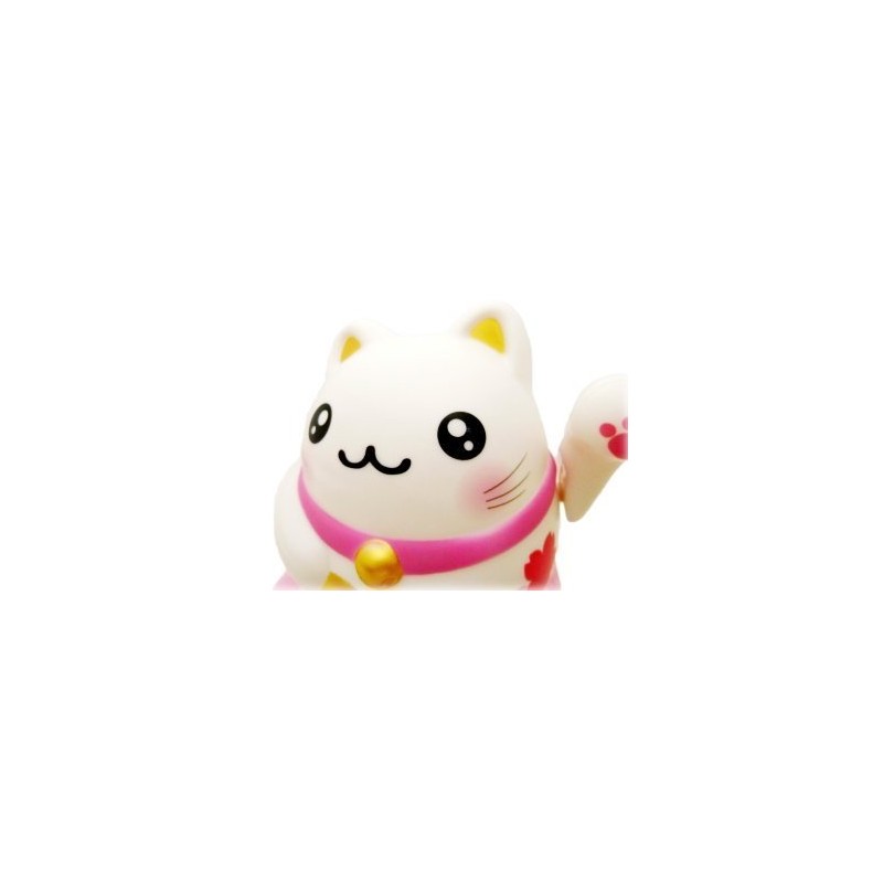 Solar Maru Happy Maneki Cat Cherry Blossom