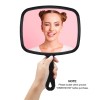 PROTECLE Large Hand Mirror, Salon Barber 10.3"L x 7.4"W, Black