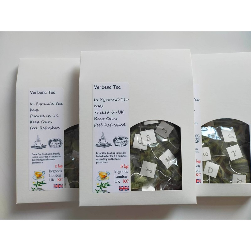 Verbena Tea Premium Handpicked in Pyramid Bags
