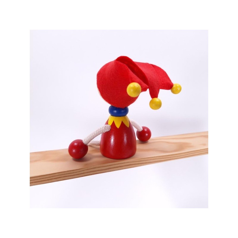 Schwingfigur Kasper Narr – Handgefertigte Dekoration aus Holz