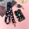 BKBKAAK Stationery Lanyards for ID Badges Holder, School Theme Vertical