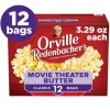 Orville Redenbacher's Movie Theater Butter Microwave Popcorn, 3.29 oz, 12