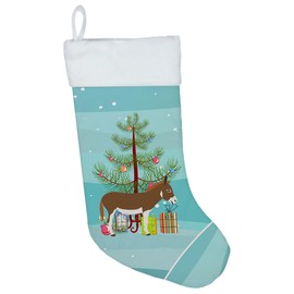 Caroline's Treasures Miniature Mediterranian Donkey Christmas-Stockings, Multicolor