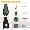 Key Fob Replacement Fits for Jeep Cherokee 2014 2015 2016