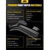 MIKKUPPA 22"/21"/11"/12" Windshield Wiper Blades - Replacement for 2014-2023 Jeep