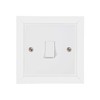 ElekTek Decorative Switch Surround Frame Cover Finger Plate Rivoli Satin