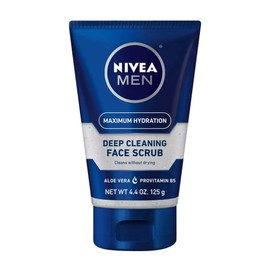 NIVEA FOR MEN Original, Deep Cleaning Face Scrub 4.4 oz (Pack of 9)