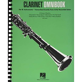 Clarinet Omnibook for B-Flat Instruments: Transcribed Exactly from Artist Recorded Solos