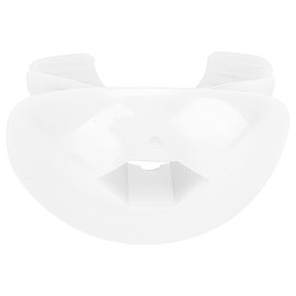 Protector Bucal de Fútbol, ​​Protector Bucal Seguro No Tóxico con Cordón para Jóvenes para Fútbol para Adultos para Hockey para Lacrosse (WHITE)