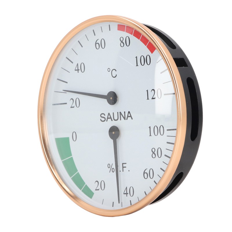 Sauna Temperature Humidity Meter Professional Wall Mounted High Accuracy Hygrometer