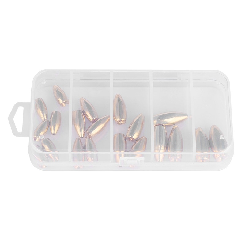 Durable Copper Fishing Brass Sinkers Lightweight Fisher Sinker Kit Set