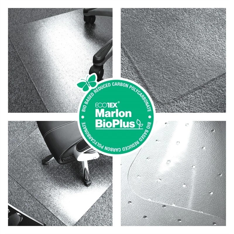 Floortex Ecotex BioPlus EcoFriendly CarbonNeutral Polycarb Chair Mat for Carpet