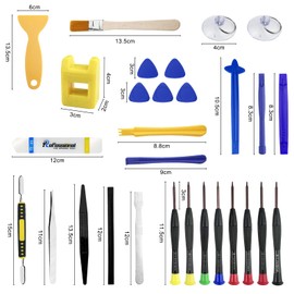 Elsrantor 29 Stück Micro Uhrmacherwerkzeug, Uhrmacher Schraubendreher Set Klein, Präzisionsschraubendreher Set, Kleine Schraubenzieher Set, Feinwerkzeug Minischraubendreher, für Phone, Uhren, Brillen