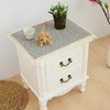 YUZHANGHE Tablecloth Nightstand End Tabletop Dust Cover 15.75 x 21.65