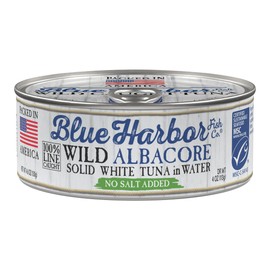 Blue Harbor Fish Co. Wild Albacore Tuna in Water with No Salt Added, 4.6 Ounce