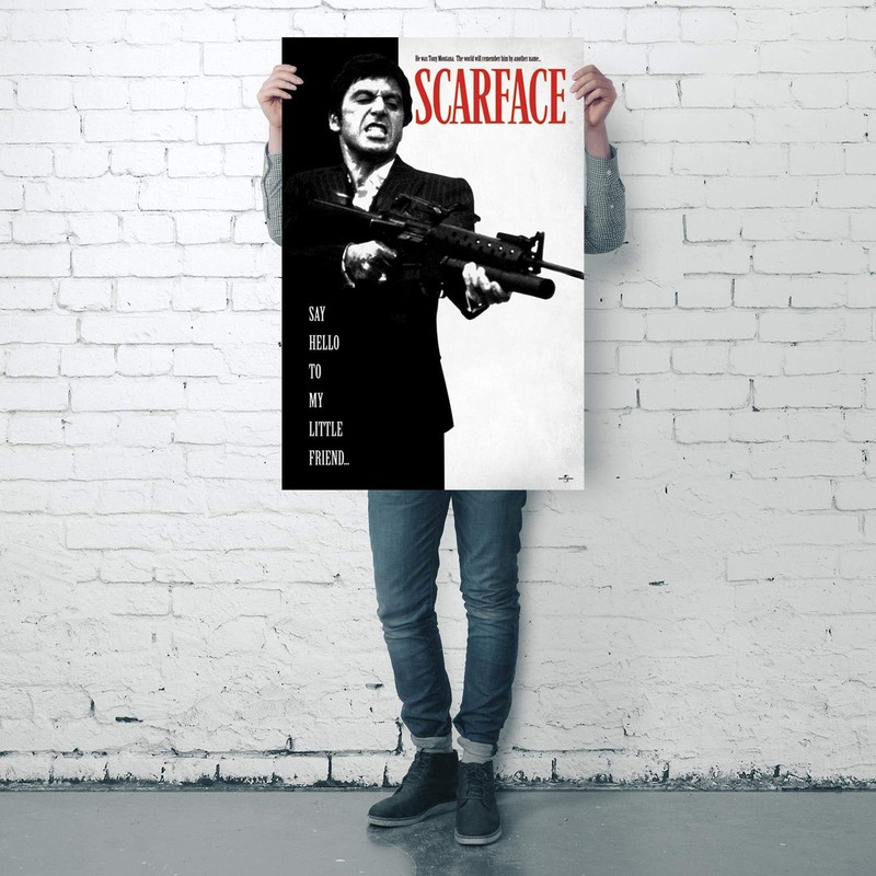 Poster Scarface Al Pacino Say Hello To My Little Friend