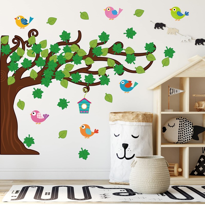 Pajean 58 Pcs Classroom Tree Bulletin Board Set Trees Cutouts