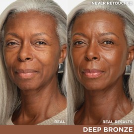 IT Cosmetics CC+ Nude Glow (Deep Bronze) - Medium Coverage Foundation with SPF 40 & Brightening Glow Serum, Lightweight Skin Tint, 2% Niacinamide + Hyaluronic Acid, Up to 24H Hydration - 1.08 fl oz