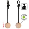 ALPIDEX Set of 2 Training Balls, Ball Handle, Diameter 5