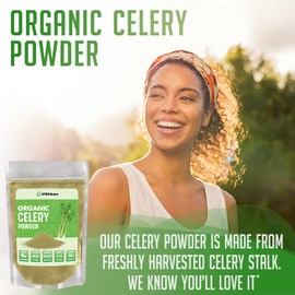 XPRS Nutra Organic Celery Powder - Celery Organic Fresh Powder Antioxidant - Premium Celery Powder Organic - Vegan Friendly Celery Fresh Powder (4 Ounce)