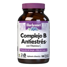 Bluebonnet Complejo B Stress Formula+vitamina C Con 100 Caps