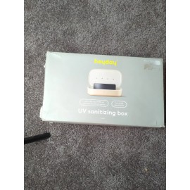 Heyday UV Sanitizing Box UVC-LED for Small Electronics w/LED/Sound - Stone White