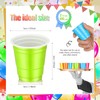 Roshtia 100 Pack 2 oz Christmas Plastic Shot Cups, Mini