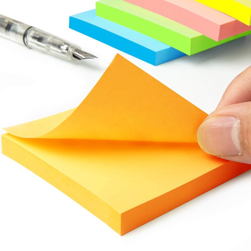 8 Pads Pop Up Sticky Notes 3x3 Refills Bright Colors