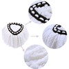 4 Pcs Spin Mop Replacement Head,Triangular Mop Heads with Fine