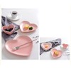 CHOOLD Elegant Ceramic Heart Shaped Dessert Plate for Kitchen Party,