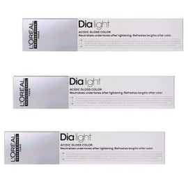Loreal Dialight 9.01 Milkshake Platinum 3 x 50 ml Intensive Tint LP Semi-Permanent Colouration Dia Light
