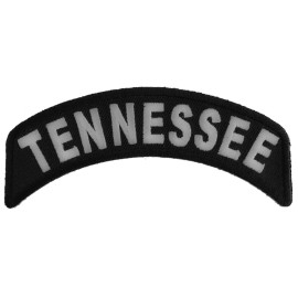 Ivamis Tennessee Patch Iron on State Rocker- 4x1.75 inch - P1470